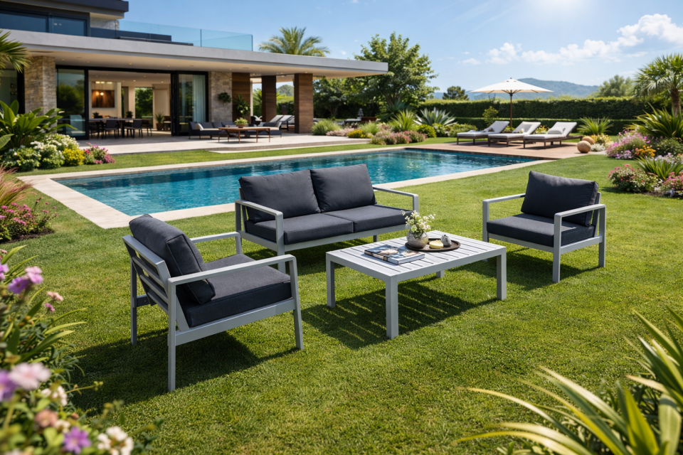 Primario Garden Miami Alüminyum Bahçe Mobilyası