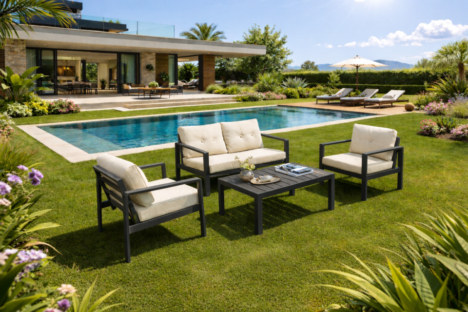 Primario Garden Miami Alüminyum Bahçe Mobilyası