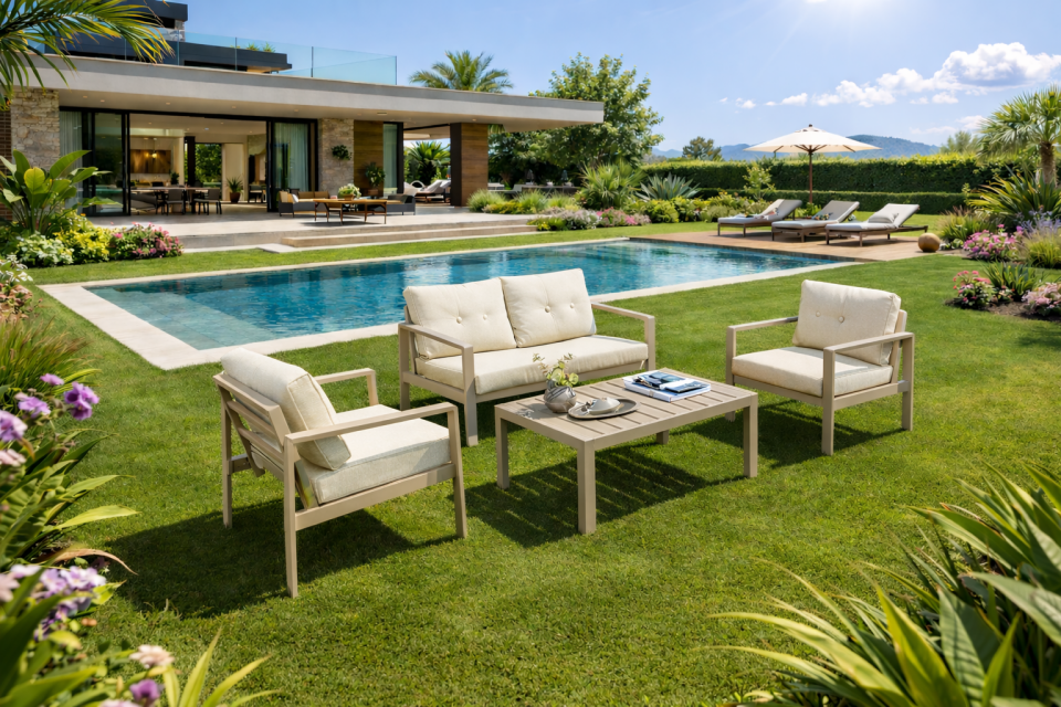 Primario Garden Miami Alüminyum Bahçe Mobilyası