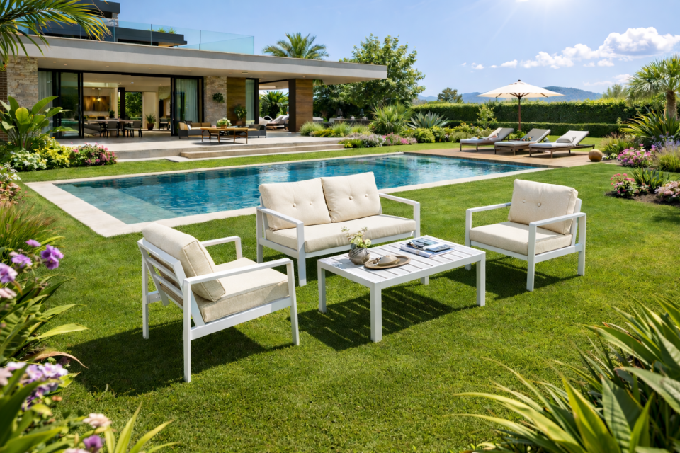 Primario Garden Miami Alüminyum Bahçe Mobilyası